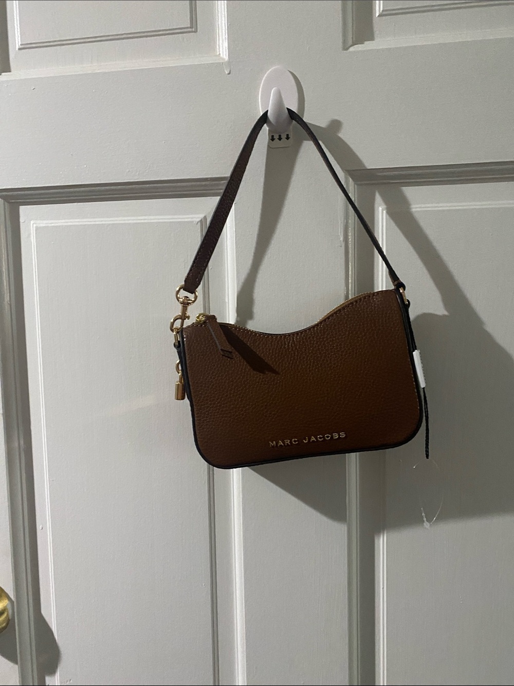 Marc Jacobs Brown Leather Shoulder Bag - Sleek Everyday Carry